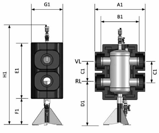 80 DN 65 485 175 225 354 740 120 250 DN 100 DN 80