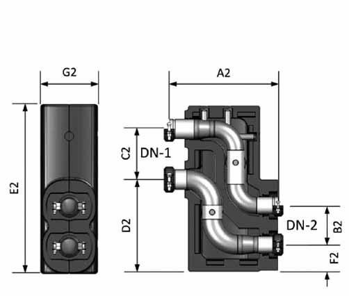 340 354 955 120 250 Moduły Moduł dwuobwodowy Moduł