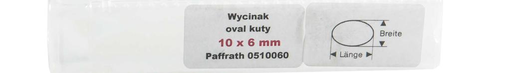 Wycinaki owalne owal SERIA 060 OWAL REGULARNY, KLASYCZNY Kod