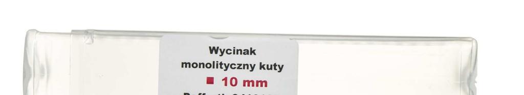 Wycinaki prostokątne i kwadratowe SERIA 040 PROSTOKĄT, KWADRAT Kod Kod mm mm mm mm 0403030 3 3 192,00 0425150 25 15 437,00 0405050 5