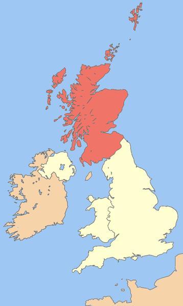 Szkocja Scotland. Stolicą Szkocji jest Edynburg (Edinburgh). Liczba mieszkańców 5 mln 295 tys. Patronem Szkocji jest św.