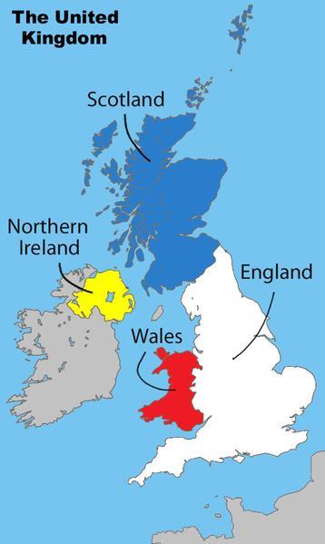 Zjednoczone Królestwo(UK) zwane potocznie Wielką Brytanią.