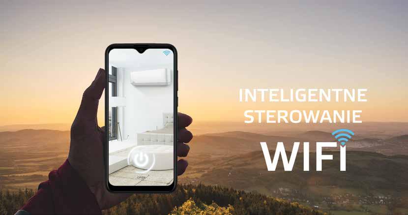 Rozwiązanie VSmart WiFi Dzięki podłączeniu modemu WiFi do klimatyzatora, będziesz miał możliwość zarządzać funkcjami klimatyzatora poprzez telefon.
