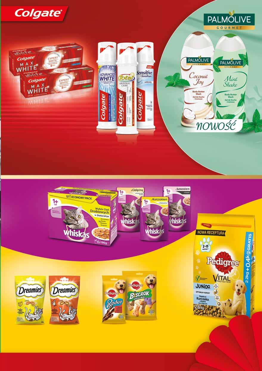 COLGATE MAX WHITE EXPERT WHITE 75 ML SOFTMINT, COOLMINT sprzedaż po 12730826 9 90 z VAT 12.18 7 WHISKAS WYBÓR DAŃ DROBIOWYCH W GALARETCE 12 SZT. x 100 G sprzedaż po 1 opak. 39990536 12 99 1 opak.