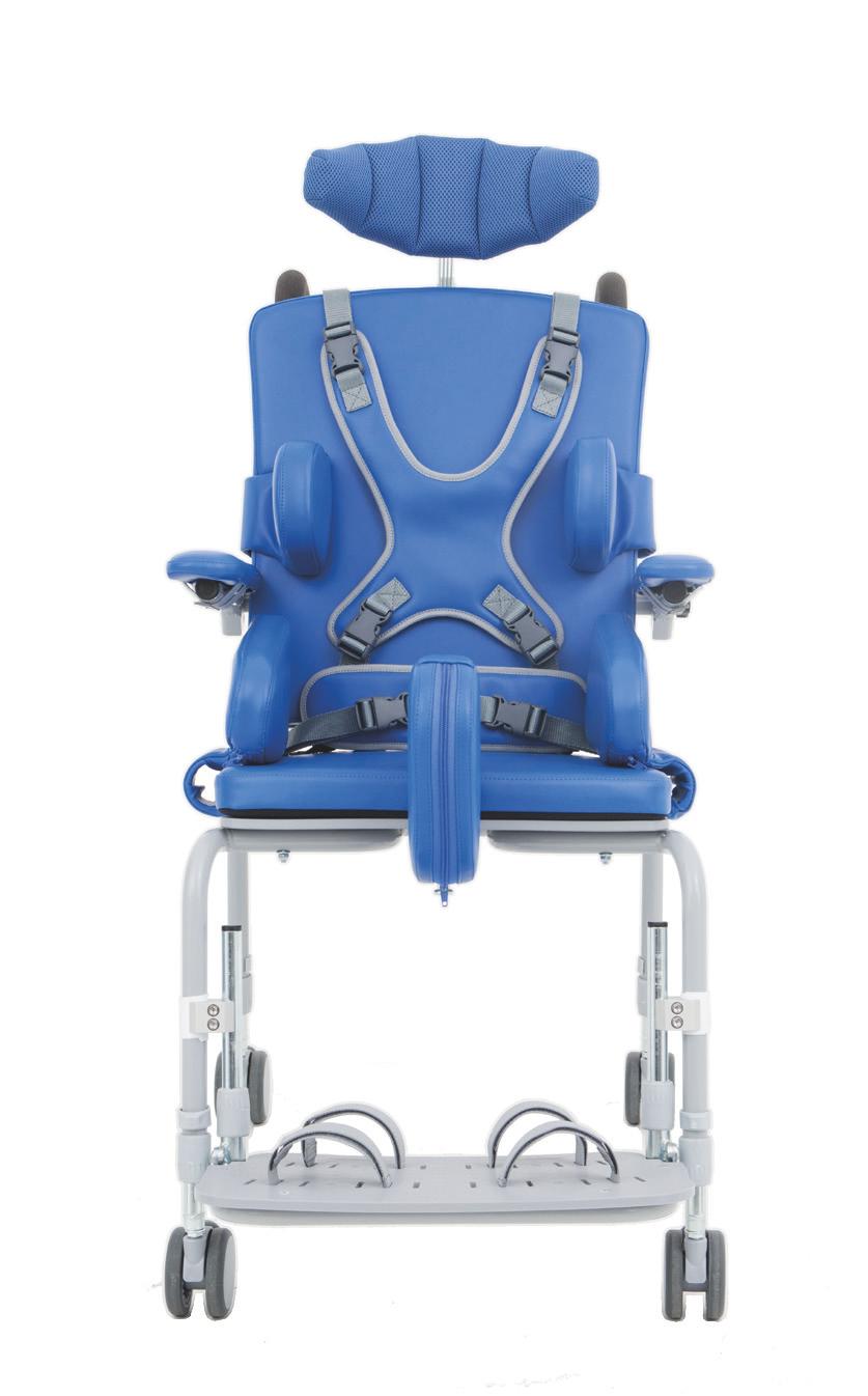 JORDI fotelik rehabilitacyjny JORDI jest krzesełkiem szkolno-terapeutycznym, które doskonale sprawdza się podczas terapii i zabawy, a także innych codziennych aktywności takich jak nauka czy
