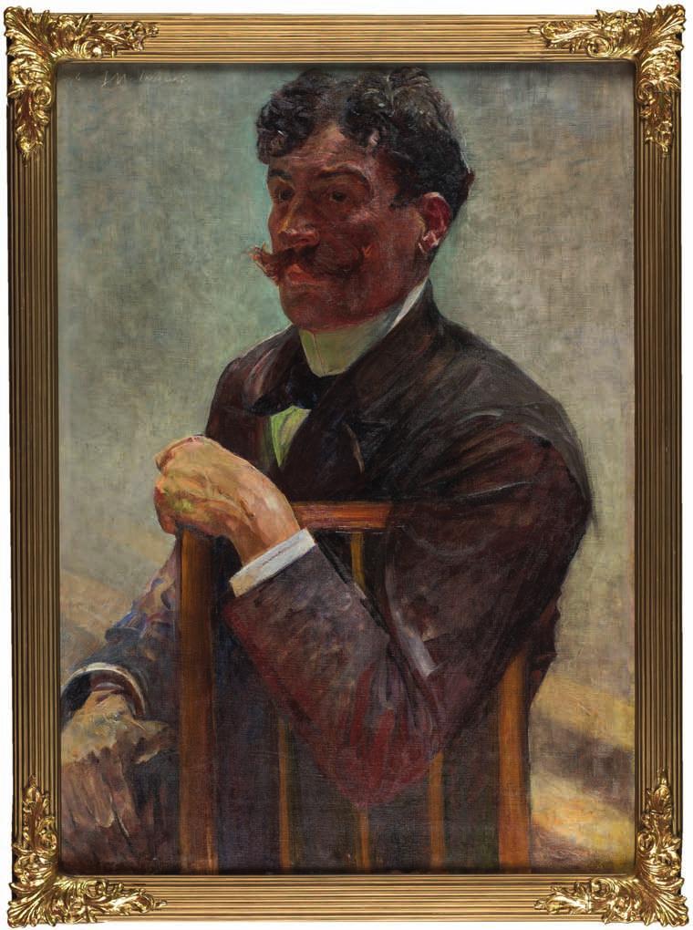 26. jacek malczewski (1854-1929) POrtret MężCZyZNy Olej, płótno, 81,8 x 56,5 cm, sygnowany l.g. [18]96 JMalczewski 180.