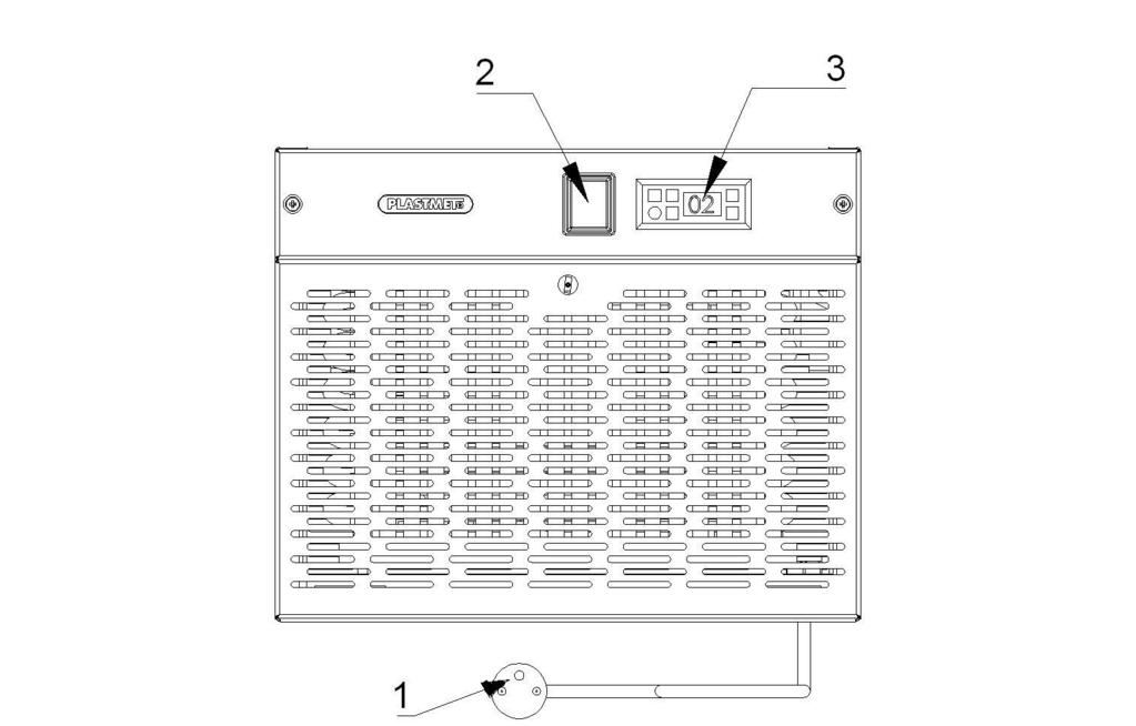 5. Dane techniczne Numer katalogowy Płyta chłodnicza L Wymiary gabarytowe Temperatura pracy Moc Napięcie zasilania B H [ ºC ] [W] [V/Hz] 730 590 387 Od 2 do 10 425 ~230/50 6.