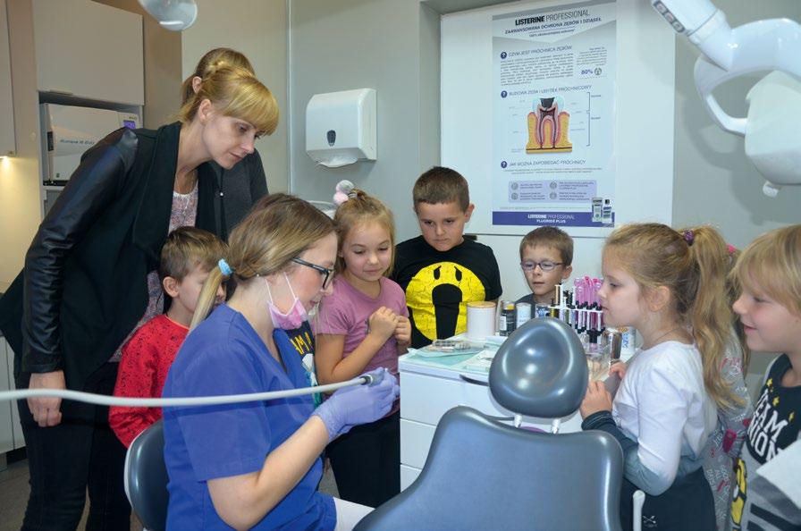 odwiedziły gabinet dentystyczny
