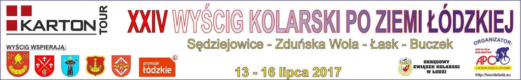 Organizator / Organizer: Stowarzyszenie AKCJA DLA KOLARSTWA 98-100 ŁASK, Jodłowa 5/9 tel.