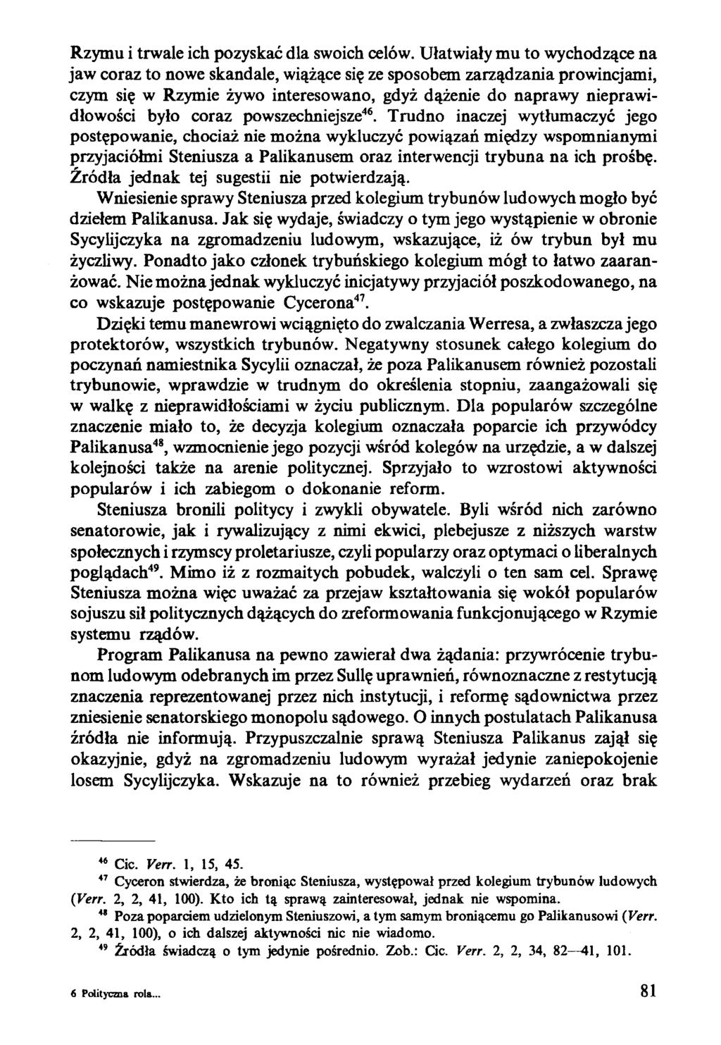 Rzymu i trwale ich pozyskać dla swoich celów.