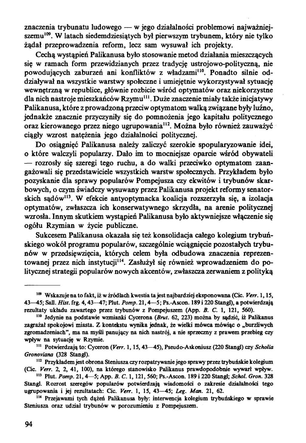 znaczenia trybunatu ludowego w jego działalności problemowi najważniejszemu109.
