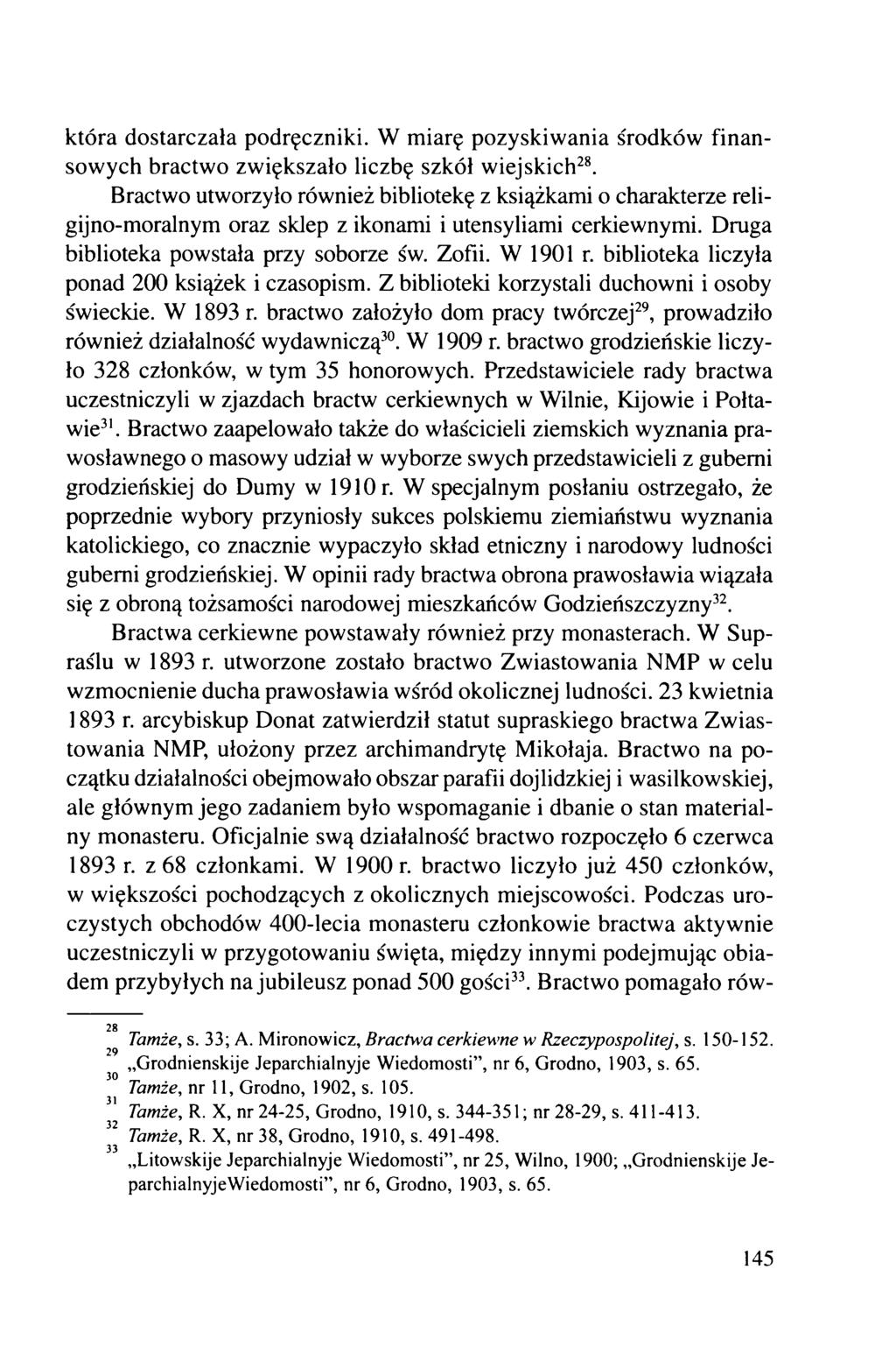 która dostarczała podręczniki. W miarę pozyskiwania środków finansowych bractwo zwiększało liczbę szkół wiejskich28.