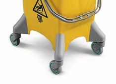 the easy mounting of the castors, you can achieve space saving (48 pieces on a pallet) Dimensions Materiale Materials Capacità lt. Capacity lt.