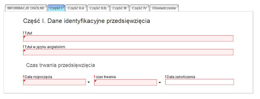 Wypełnić