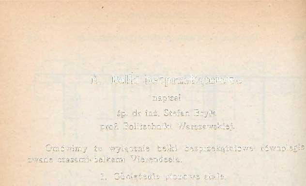 E. Belki bezprzekątniowe napisał śp. dr inż.