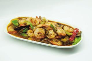 Large shrimps in batter with sweet & piquant sauce 40,80 6 szt.