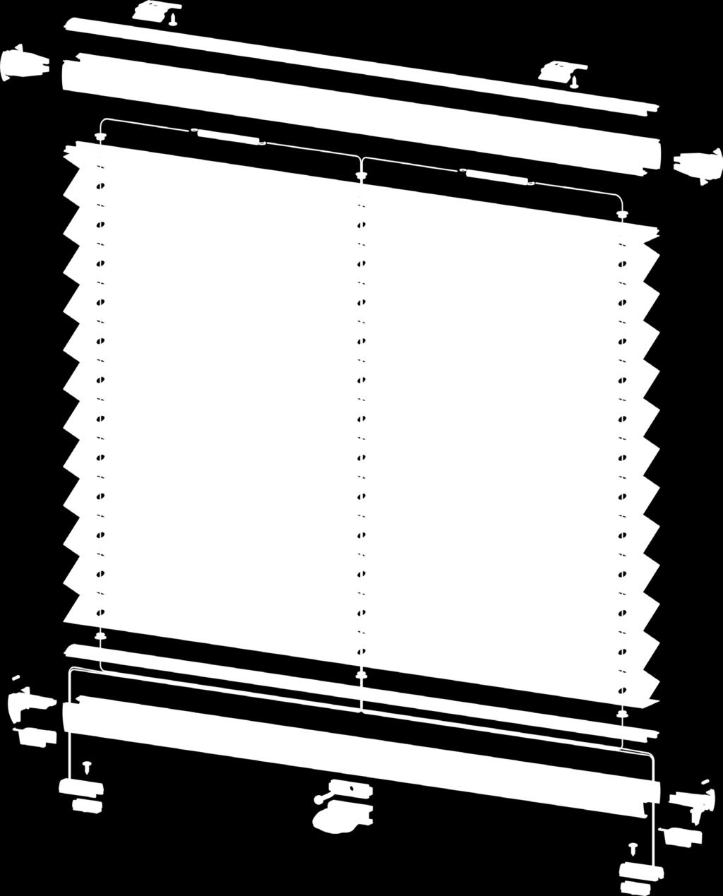 ŻALUZJA PLISOWANA Evie Evie PLEATED BLIND 4 7 0 7 9 profil dwukomorowy two-chamber profile 2 3 2 2 3 2 4 profil jednokomorowy one-chamber profile Min. Max.