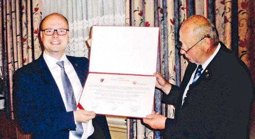 Přeprosył bě na nju społnomócnjeny za narodne mjeńšiny Słowakskeje republiki Lászlo Bukovszki.