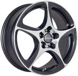 R53 MB/FC Czarny mat-kopiowany przód 5x 112 114,3 580.