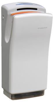 8.12 Elektryczna suszarka do rąk TURBO JET wys. = 32 cm / szer. = 29 cm / gł. = 17 cm symbol EIB102 moc wyjściowa 1800 W bardzo króki czas suszenia: 8 do 10 s.