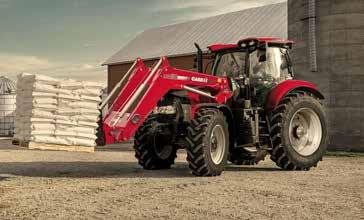 Ciągniki Puma marki Case IH są dostępne z ładowaczami. Modele Puma o mocy do 175 KM są fabrycznie i systemowo przygotowane do pracy z ładowaczem marki Case IH LRZ 150.