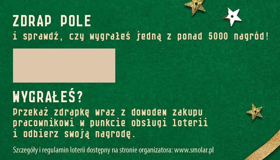 loteryjnej biorącej udział w niniejszej