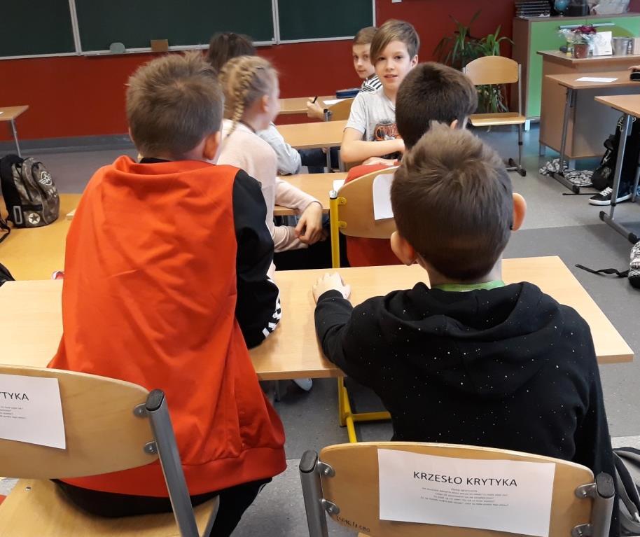 W trakcie ćwiczenia modyfikowali pomysły, rozwiązywali