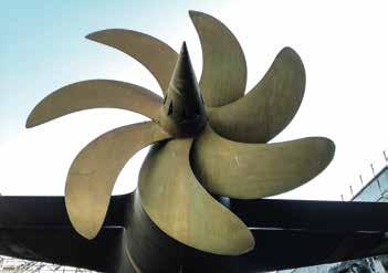 SZKOLENIE Śruba okrętu Le Redoutable (S 611) 2. NAVAL MUSEUM CHERBOURG Różne rodzaje perforacji powłok stosowanych na okrętach podwodnych. 3.