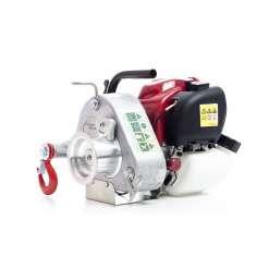 Honda GX-160 cc, który oferuje doskonałe osiągi w szerokim zakresie zadań, takich jak wznoszenie słupów, wymiana izolatorów, wyciąganie kabli i inne uciążliwe zadania.