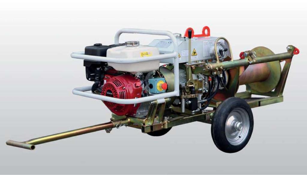 Wciągarka hydrauliczna model 101A1 PARAMETRY CECHY I OPCJE Maksymalne