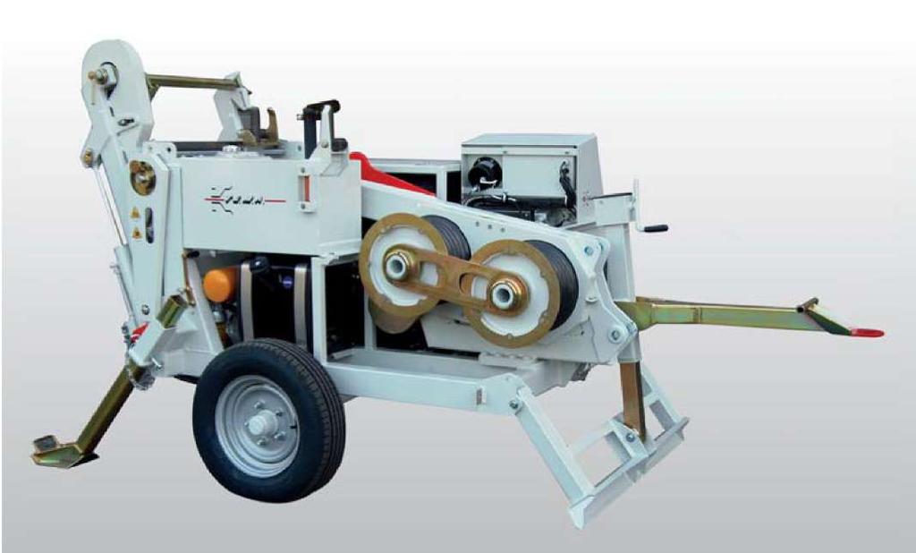 Wciągarka hydrauliczna model 107R4 PARAMETRY CECHY I OPCJE Maksymalne obciążenie 45 kn Prędkość przy maksymalnym naciągu 2,5 km/h Maksymalna prędkość 5,0 km/h Siła z maksymalną prędkością 22 kn