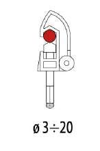z lekkiego stopu o zakresie 0-40 mm 1 detektor napięcia 4-30 kv 1 dwuelementowy drążek izolacyjny o długości 3 m z nylonową torbą