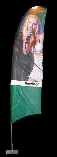16 Maszt przenośny typu żagiel / Bowflag 100 Bowflag 100 wklęsły Bowflag 100 wypukły Bowflag 100 skośny