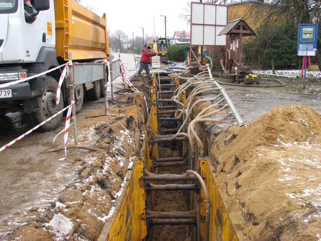 Kontrakt 03/II/część 2/2009 Budowa kanalizacji sanitarnej w Gminie Kobylnica w miejscowościach Kuleszewo, Lulemino, Sycewice. 17 sierpnia 2009 r.