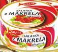 3,09 Sałatka z makrelą pikantna 300 g Filety z makreli w