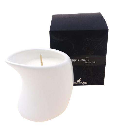 SWIECA DO MASAZU HEAVEN 150 ml To bogate połączenie czystego, certyfikowanego Masła Shea, olejku arganowego, wosku sojowego oraz zmysłowego aromatu.