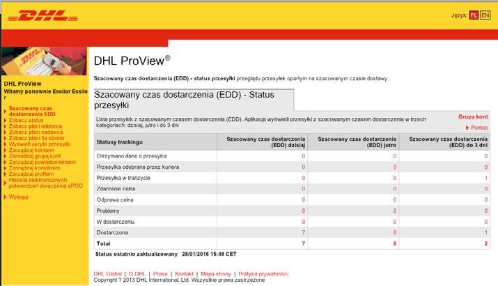 DHL PROVIEW DHL Express Excellence. Simply delivered. - PDF Free Download