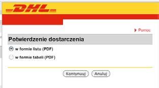Po wybraniu Kontynuuj wyświetlony zostanie dokument z potwierdzeniem w postaci pliku PDF. 28.01.