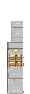 * Juego de fijación incluído - Zestaw montażowy w zestawie SP 1217 08* A=1225 P=365 H=1700 mm - D=1225 G=365 W=1700 mm SP 1217 09* A=1225 P=365 H=1700 mm - D=1225