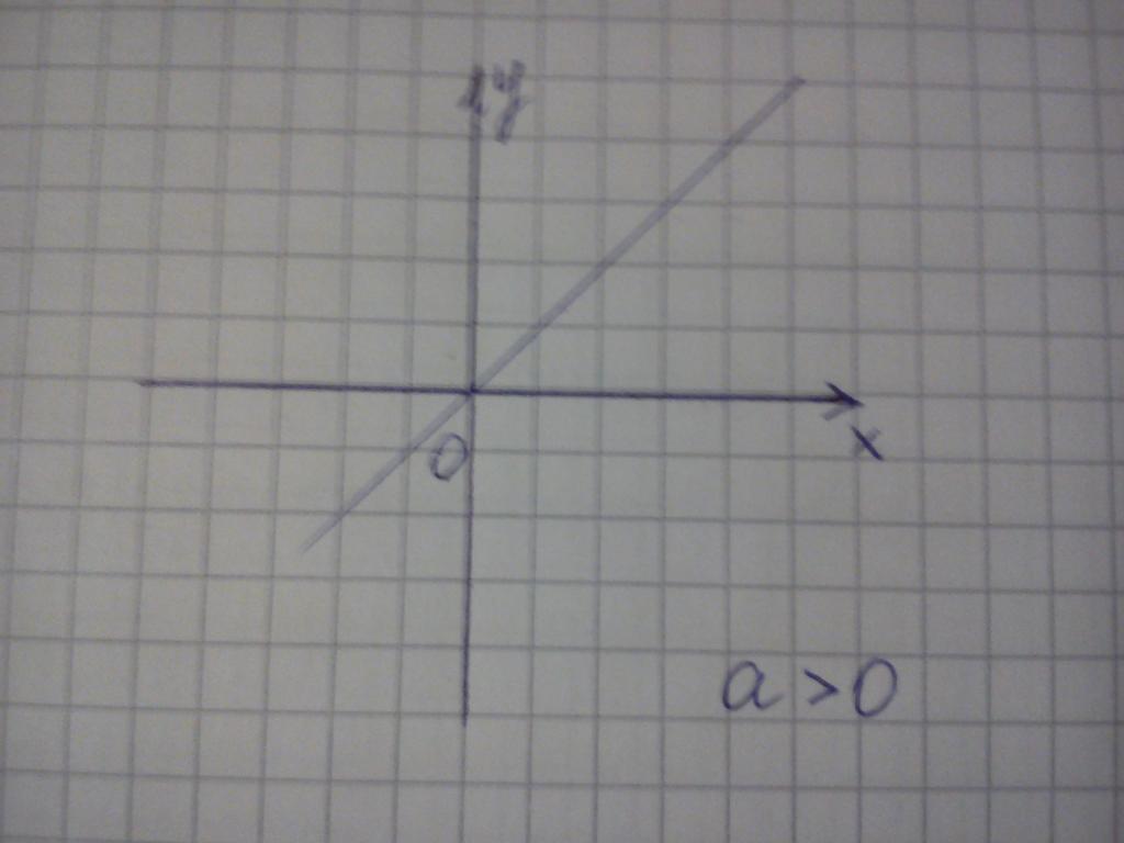 Rysunek 3: funkcja liniowa.. Funkcje potęgowe (y = ax n ) gdzie n jest liczbą naturalną większą od 1.