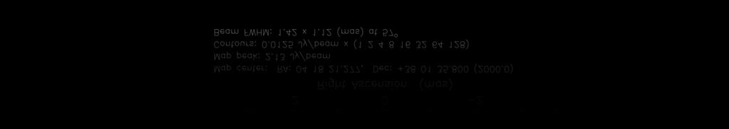Peak Flux = 2.13 [Jy/beam] I rms = 4.2 [mjy/beam] Peak Flux = 1.