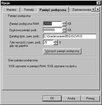 Zarządzanie wynikami zapytań (2) Modyfikacja parametrów pamięci podręcznej (ResultBase) menu: Narzędzia Opcje (c) Instytut Informatyki, Politechnika Poznańska 25
