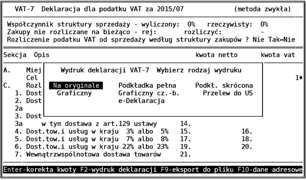 na specjalnej ulotce na naszej stronie www.comarch.pl/erp. Wydruk będzie wysyłany na drukarkę, która w konfiguracji drukarek systemu Windows jest ustawiona jako domyślna.