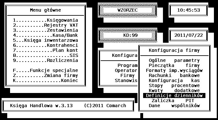 Może się jednak zdarzyć, że data komputerowa różni się od kalendarzowej. Jej zmiana jest możliwa jedynie z poziomu systemu DOS (polecenie date ). 6.