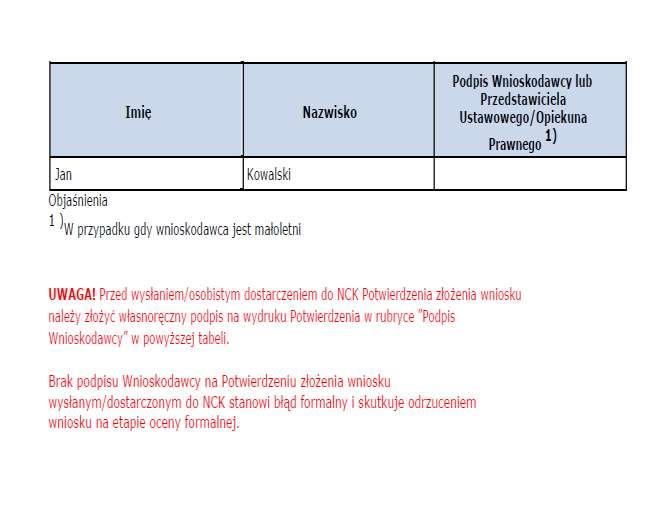 wysłać pocztą bądź dostarczyć osobiście: Potwierdzenie złożenia wniosku, minimum dwie rekomendacje, nośnik elektroniczny (zawierający portfolio przygotowane zgodnie z