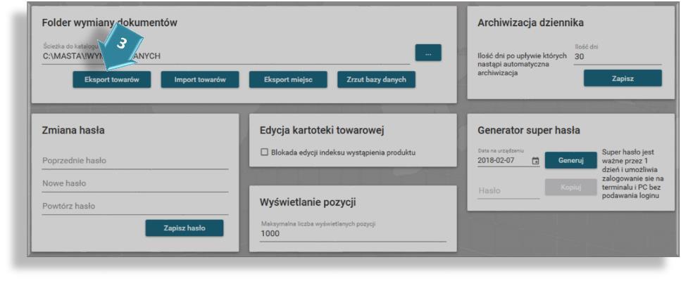 EKSPORT KARTOTEKI TOWAROWEJ rys. 18.