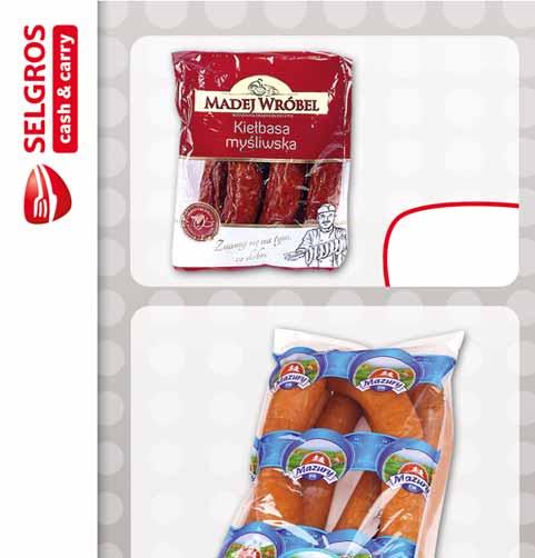 KIEŁBASA MYŚLIWSKA, JAŁOWCOWA OK.