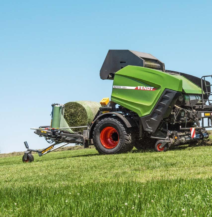 Modułowa konstrukcja: zestawy prasująco-owijające Fendt.
