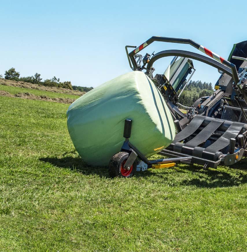 Średnica komory prasującej 130 F Combi 1,25 m Fendt Rotana 130 F Combi: zestawy prasującoowijające zapewniające