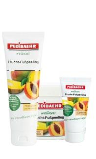 KOSMETYKI I PREPARATY - pielęgnacyjne Pedibaehr Wellness pianka owocowa 35 ml 11 PLN 125 ml 33 PLN 300 ml 61 PLN Kluczowe składniki: 5% stężenie mocznika, olej z pestek brzoskwini, olej z awokado,